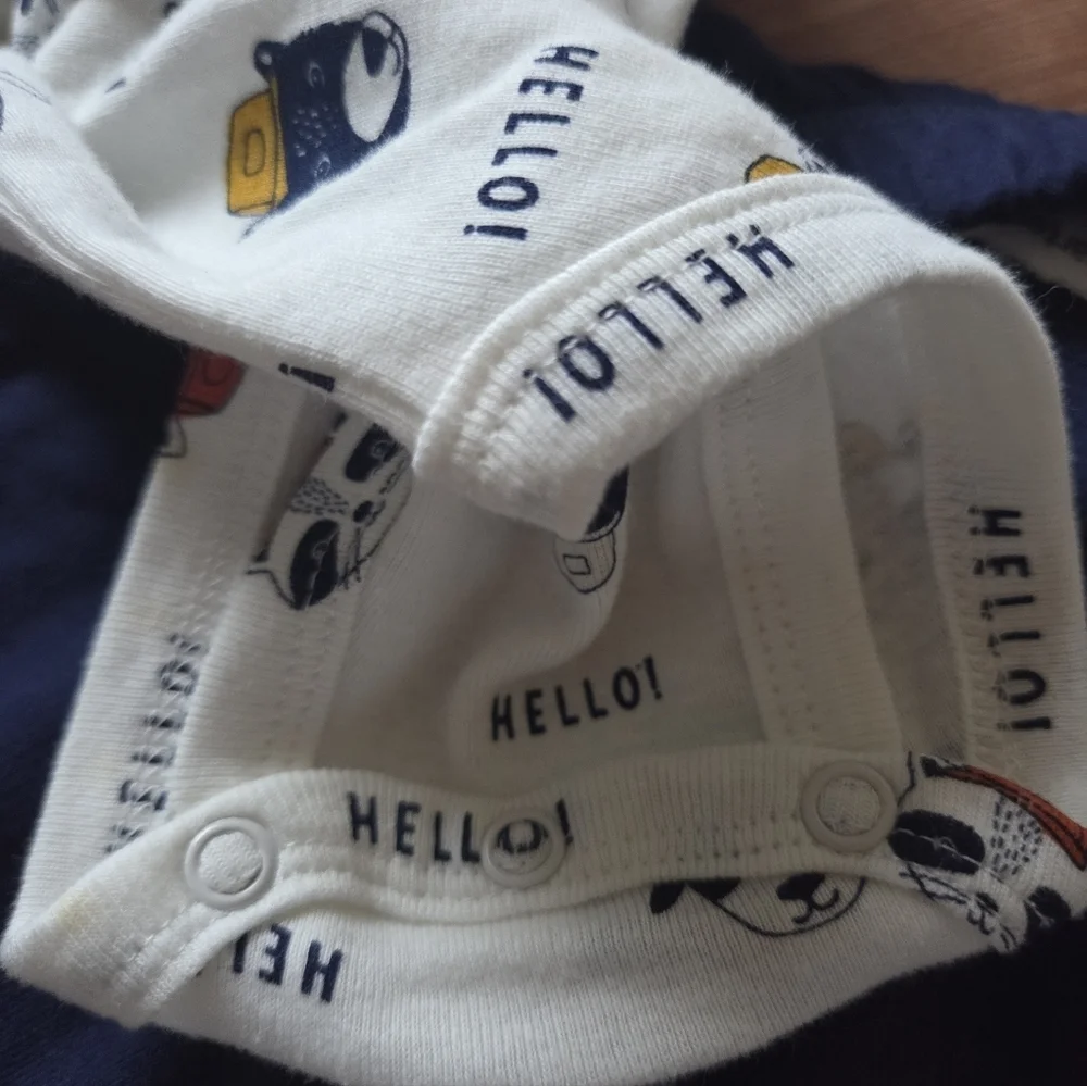 Carter's NWT Baby 9 Months 3pc Set Animal Bodysuit, Hoodie Bear Ears, Pants